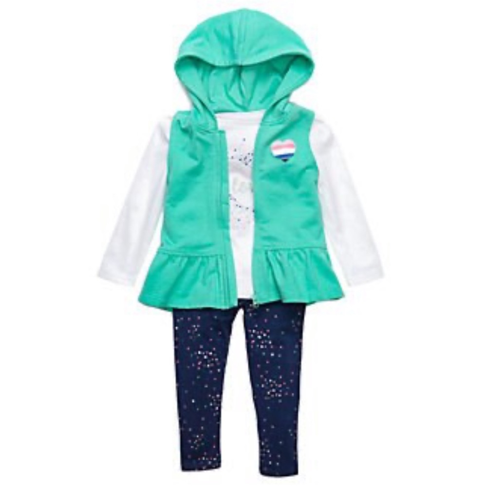 Lightning Bug ‘Full Of Love’ Vest Outfit Set